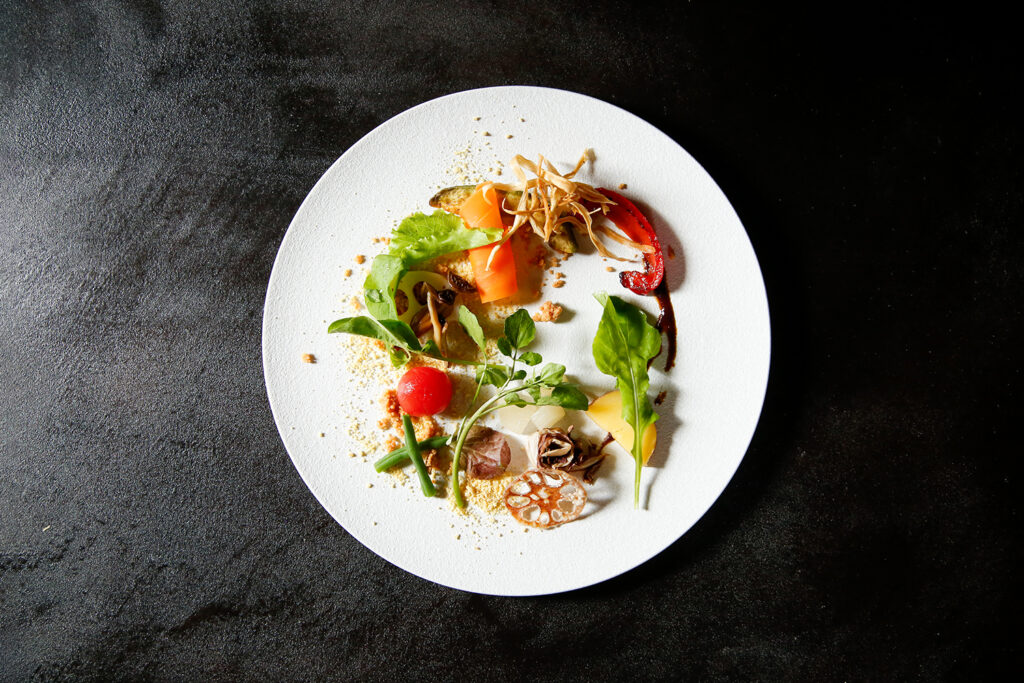 倉敷美観地区の「然味-sami-」のランチ