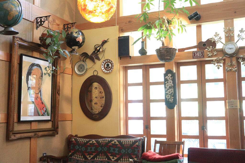 倉敷美観地区『アンティカ』の店内雰囲気